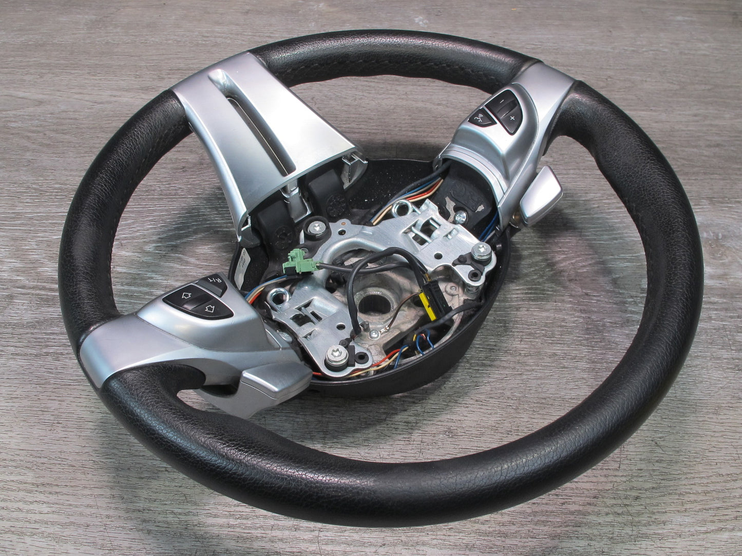 07-08 BMW E86 E85 Z4 A/T Leather Sport Multifunction Steering w Paddles OEM