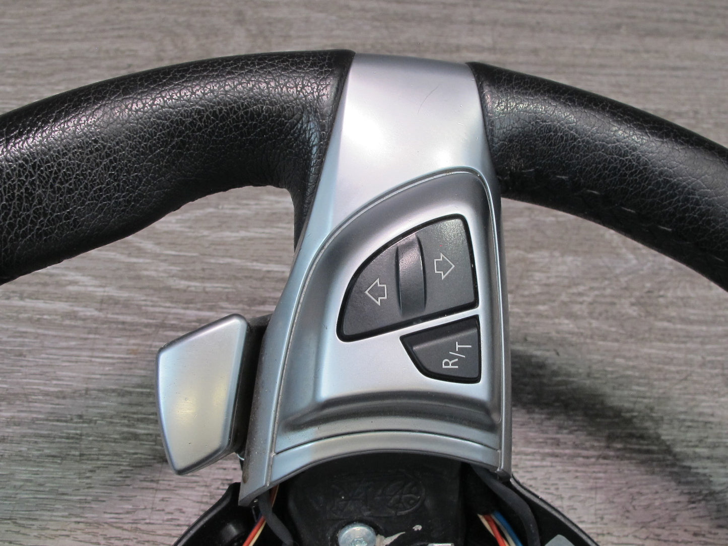 07-08 BMW E86 E85 Z4 A/T Leather Sport Multifunction Steering w Paddles OEM