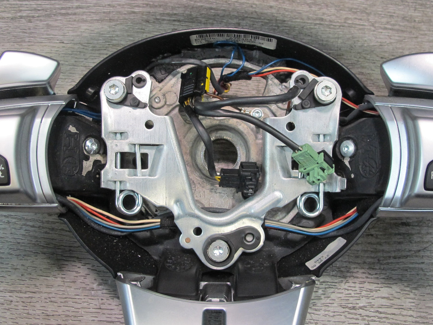 07-08 BMW E86 E85 Z4 A/T Leather Sport Multifunction Steering w Paddles OEM