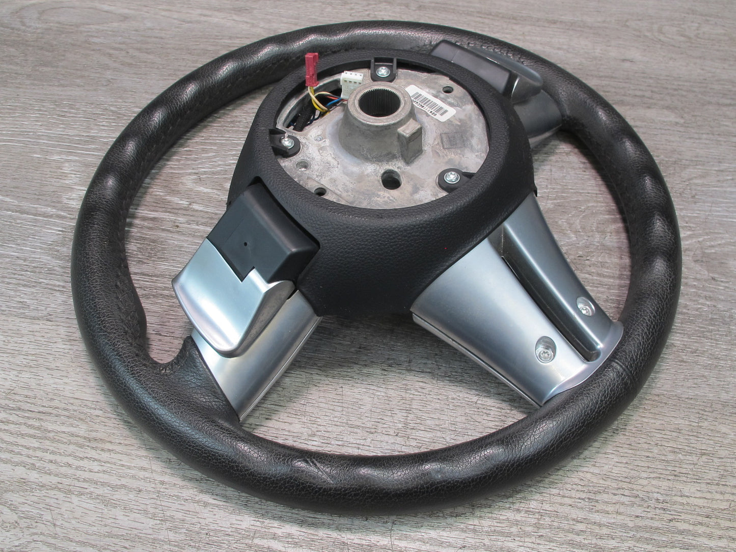 07-08 BMW E86 E85 Z4 A/T Leather Sport Multifunction Steering w Paddles OEM
