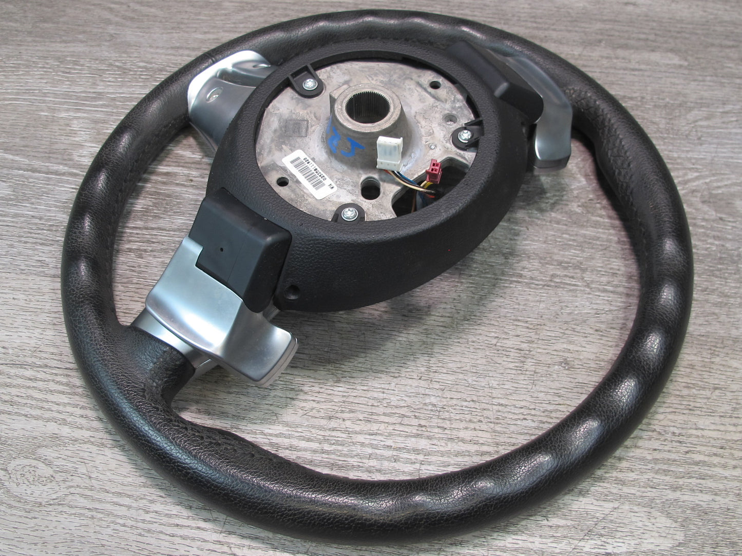 07-08 BMW E86 E85 Z4 A/T Leather Sport Multifunction Steering w Paddles OEM