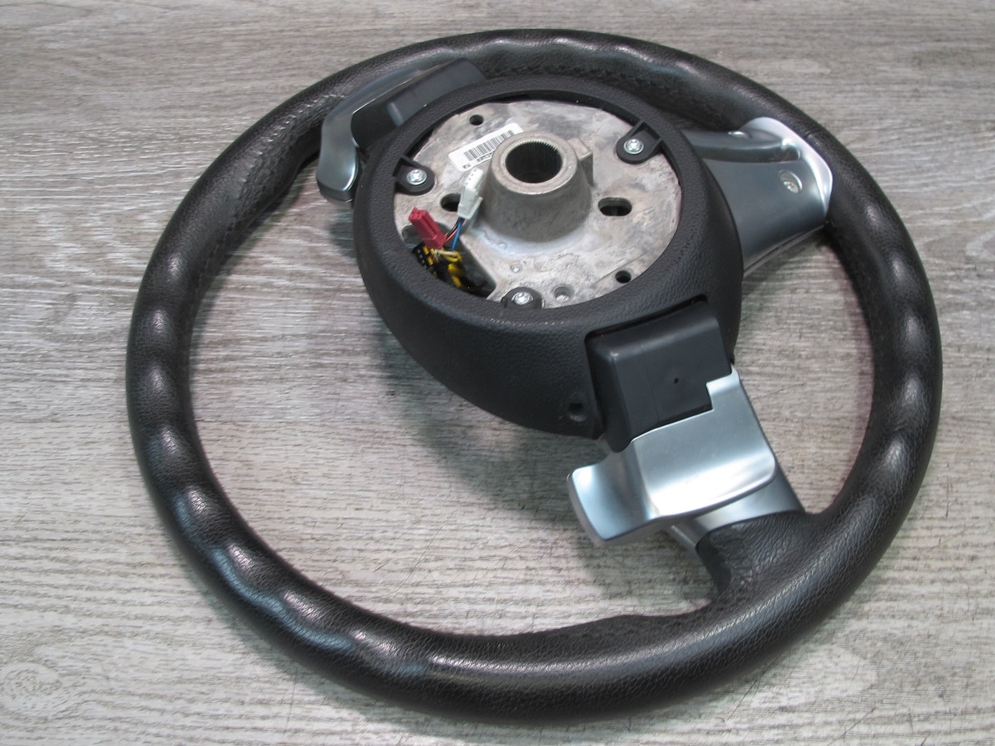 07-08 BMW E86 E85 Z4 A/T Leather Sport Multifunction Steering w Paddles OEM