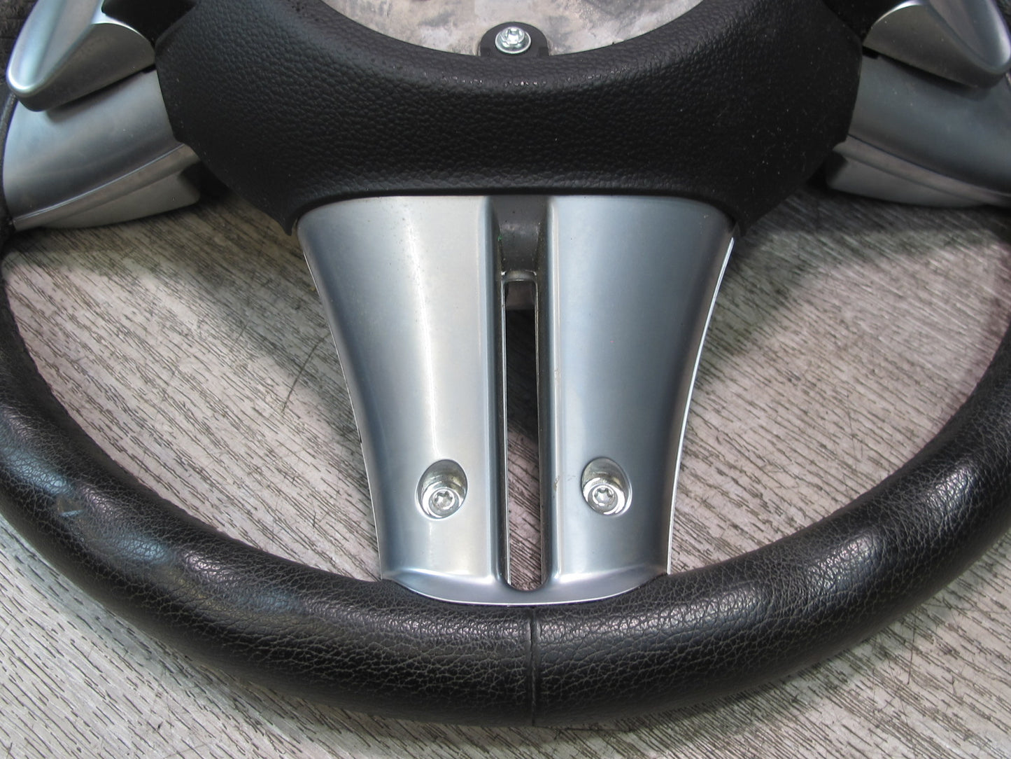 07-08 BMW E86 E85 Z4 A/T Leather Sport Multifunction Steering w Paddles OEM