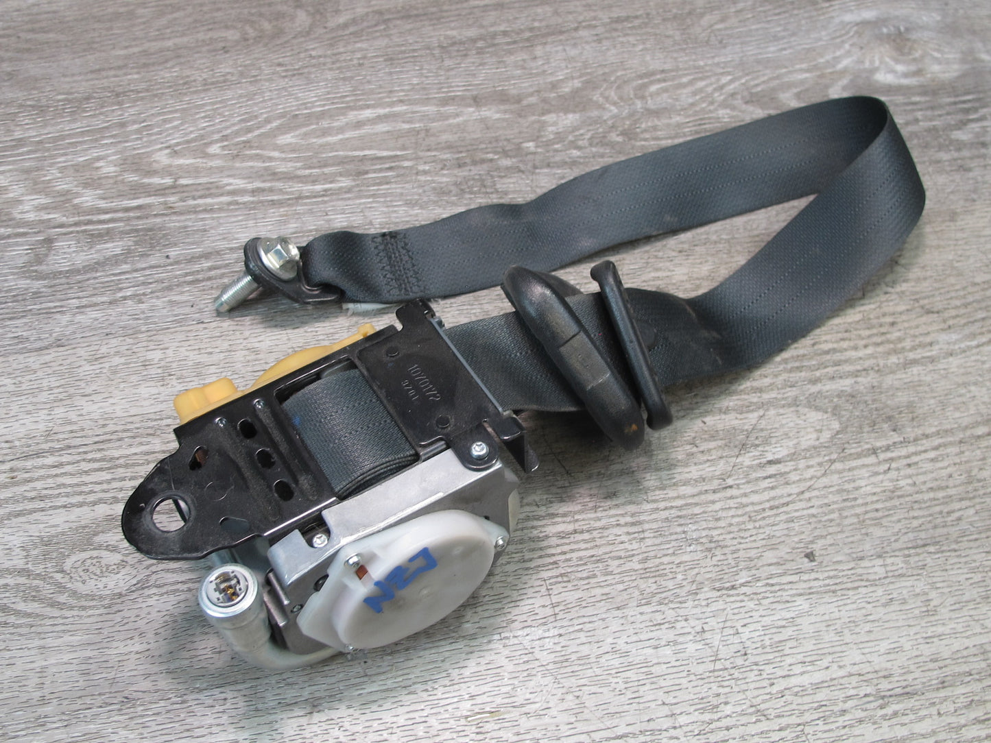 09-20 NISSAN 370Z Z34 FRONT LEFT & RIGHT SIDE SEATBELT RETRACTOR SET OEM