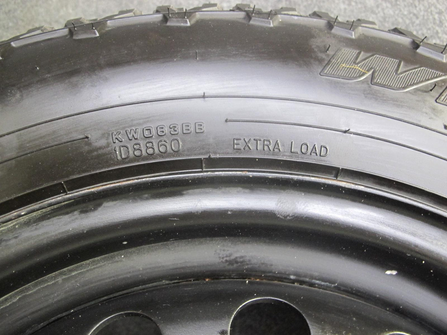 97-03 VW Eurovan T4 R16 16" Steel Wheel Rim 16x7J ET49 5x112 w 215/65 102H Tire