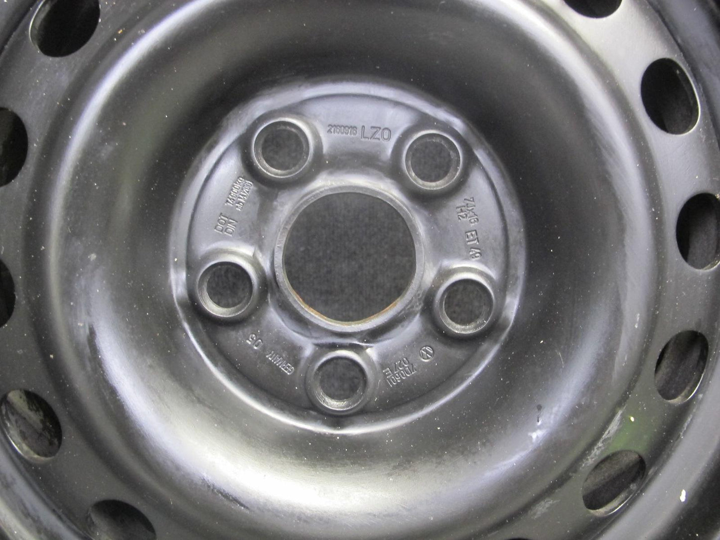 97-03 VW Eurovan T4 R16 16" Steel Wheel Rim 16x7J ET49 5x112 w 215/65 102H Tire