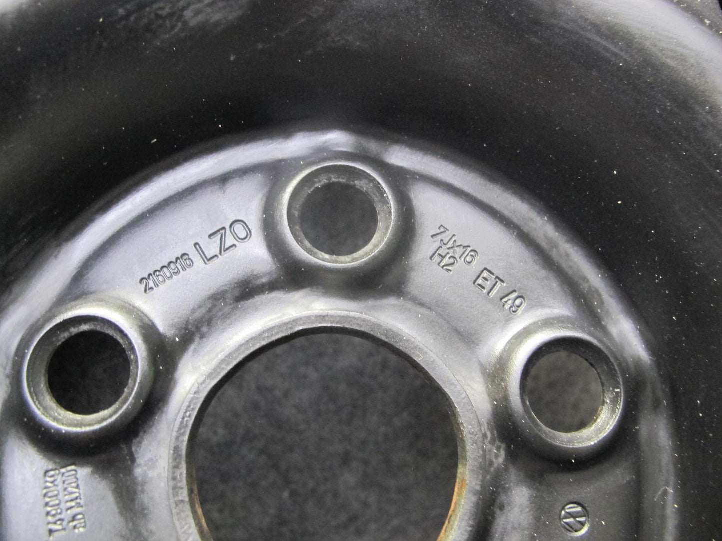 97-03 VW Eurovan T4 R16 16" Steel Wheel Rim 16x7J ET49 5x112 w 215/65 102H Tire
