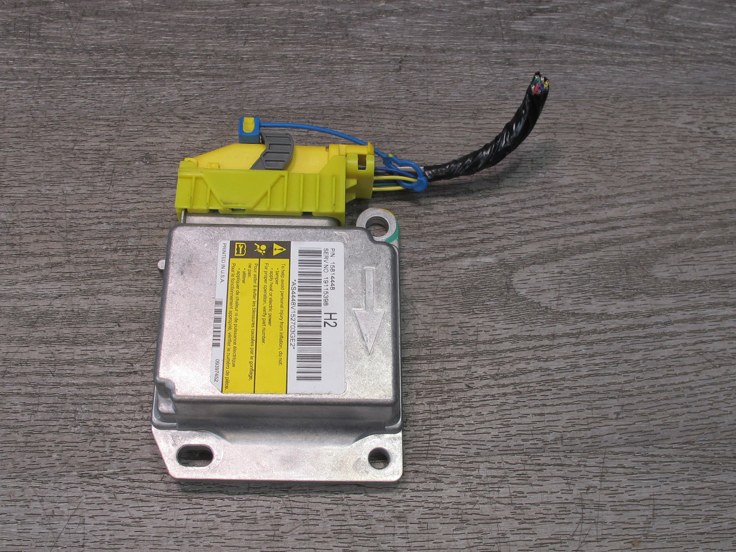 06-07 HUMMER H2 SRS AIRBAG CONTROL MODULE UNIT W/ SENSOR SET OEM