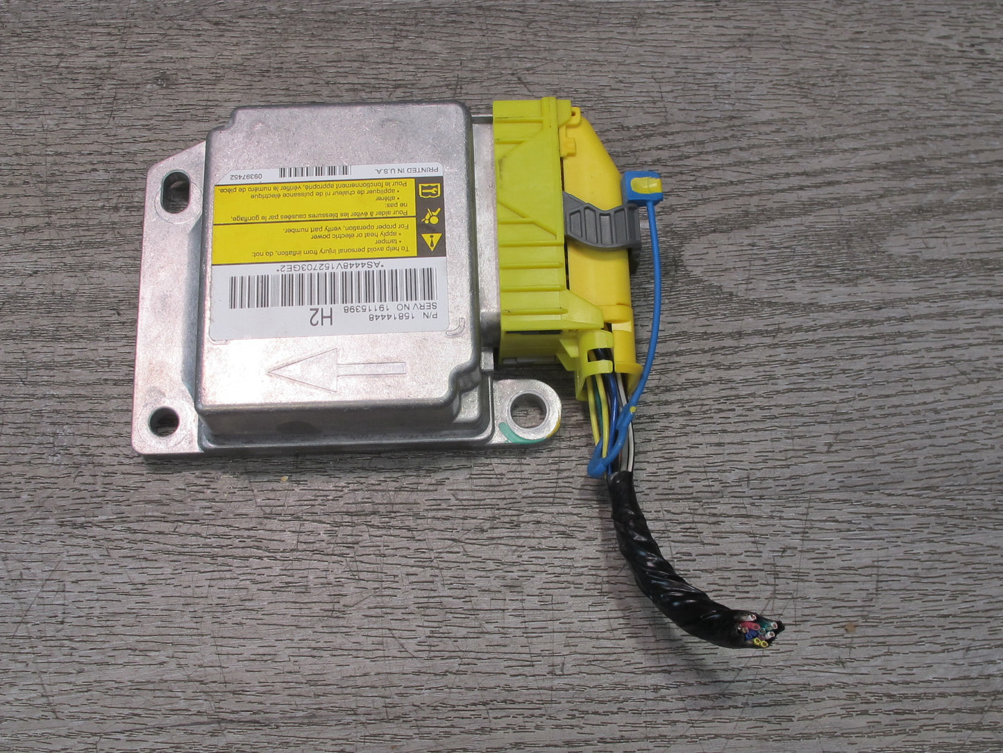 06-07 HUMMER H2 SRS AIRBAG CONTROL MODULE UNIT W/ SENSOR SET OEM