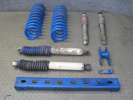 99-01 Isuzu Vehicross Front & Rear Shock Strut Absorber w Coil & Crossmember Set