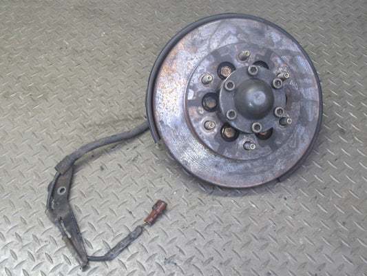 99-01 Isuzu Vehicross Front Right Spindle Knuckle Wheel Hub w Brake Rotor OEM