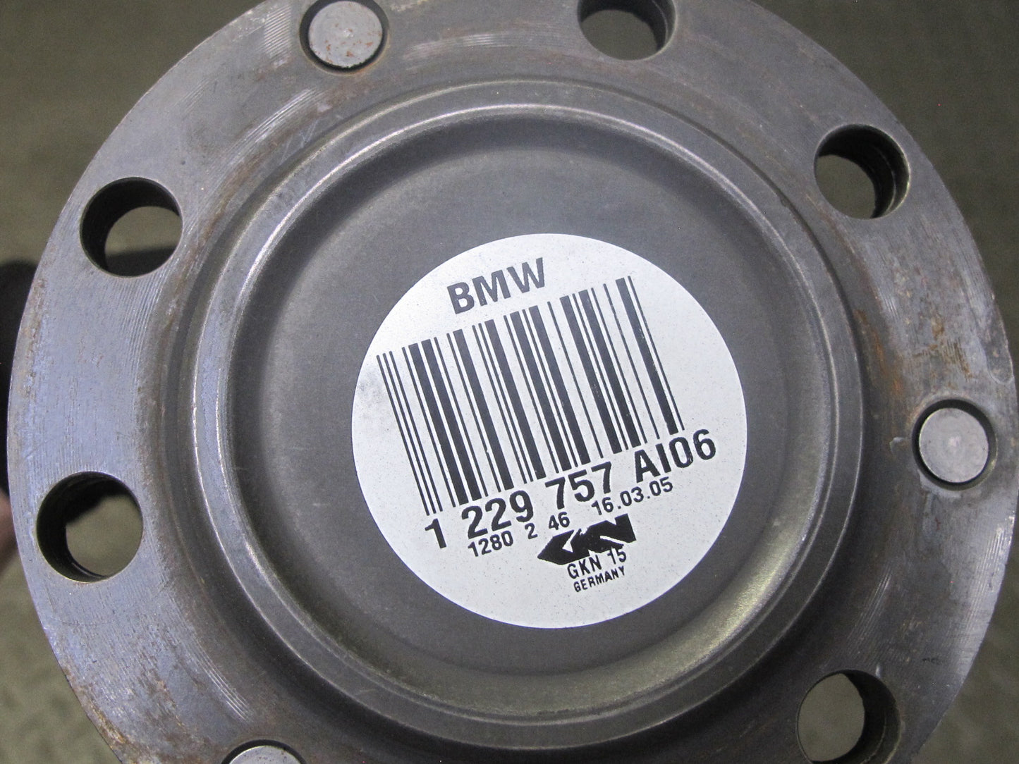 01-06 BMW E46 330Ci 330i M54 M/T Rear Left Suspension Axle Shaft 1229757 OEM
