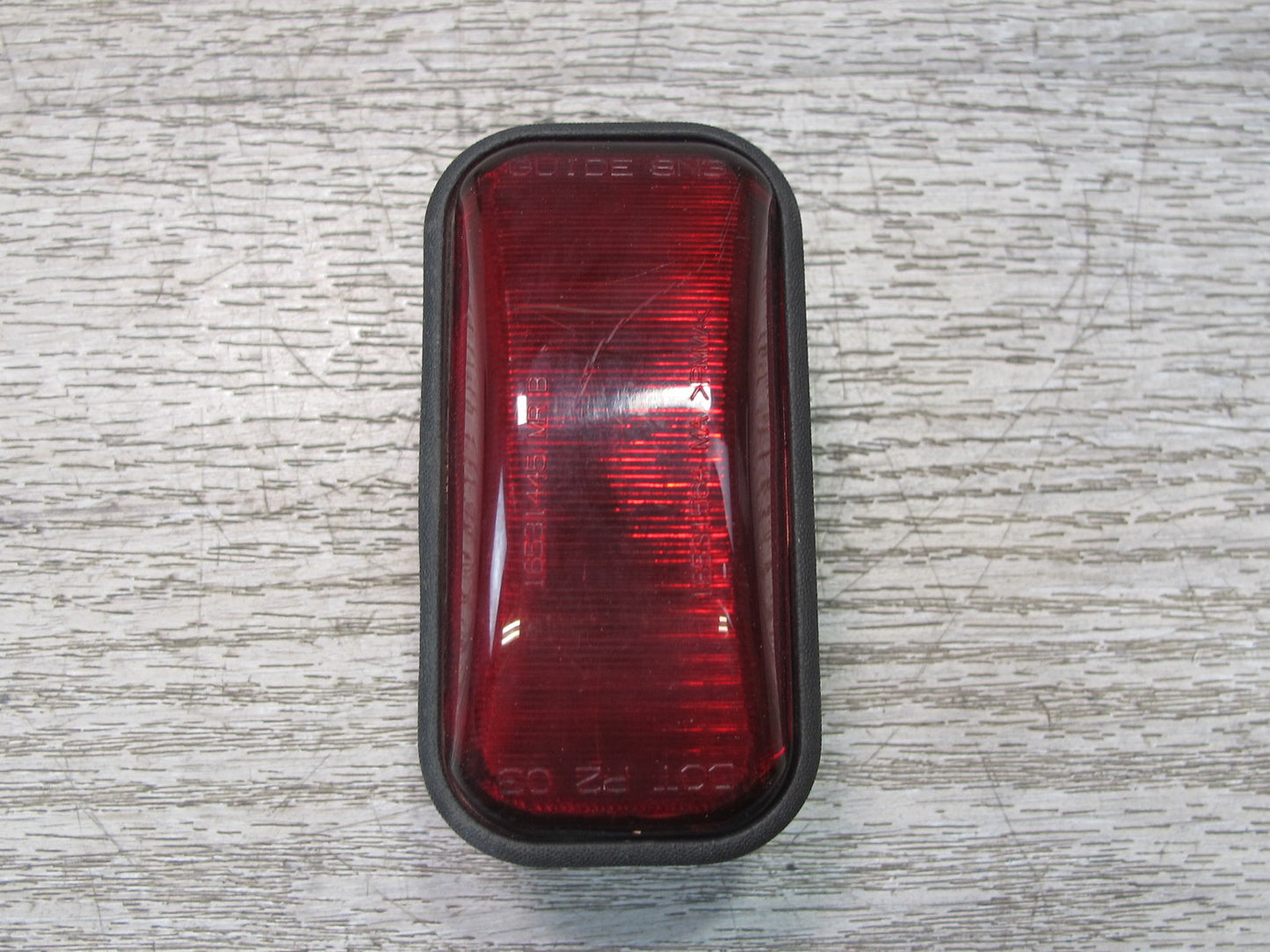 2003-2009 Hummer H2 Rear Roof Clearance Marker Light Lamp RED Set of 3