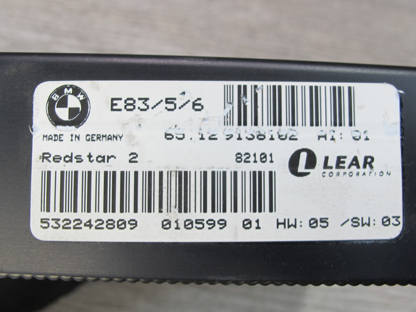 07-08 BMW E86 E85 Z4 TOP Hi-fi Audio System Amplifier AMP 9138102 OEM