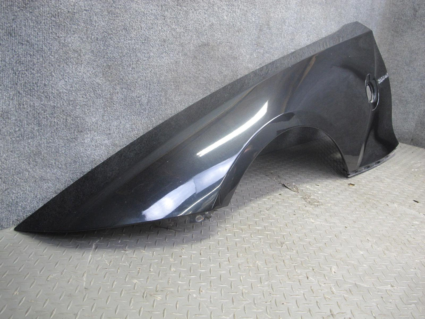 03-08 BMW E85 Z4 Front Left Fender Shell Cover Panel Black OEM