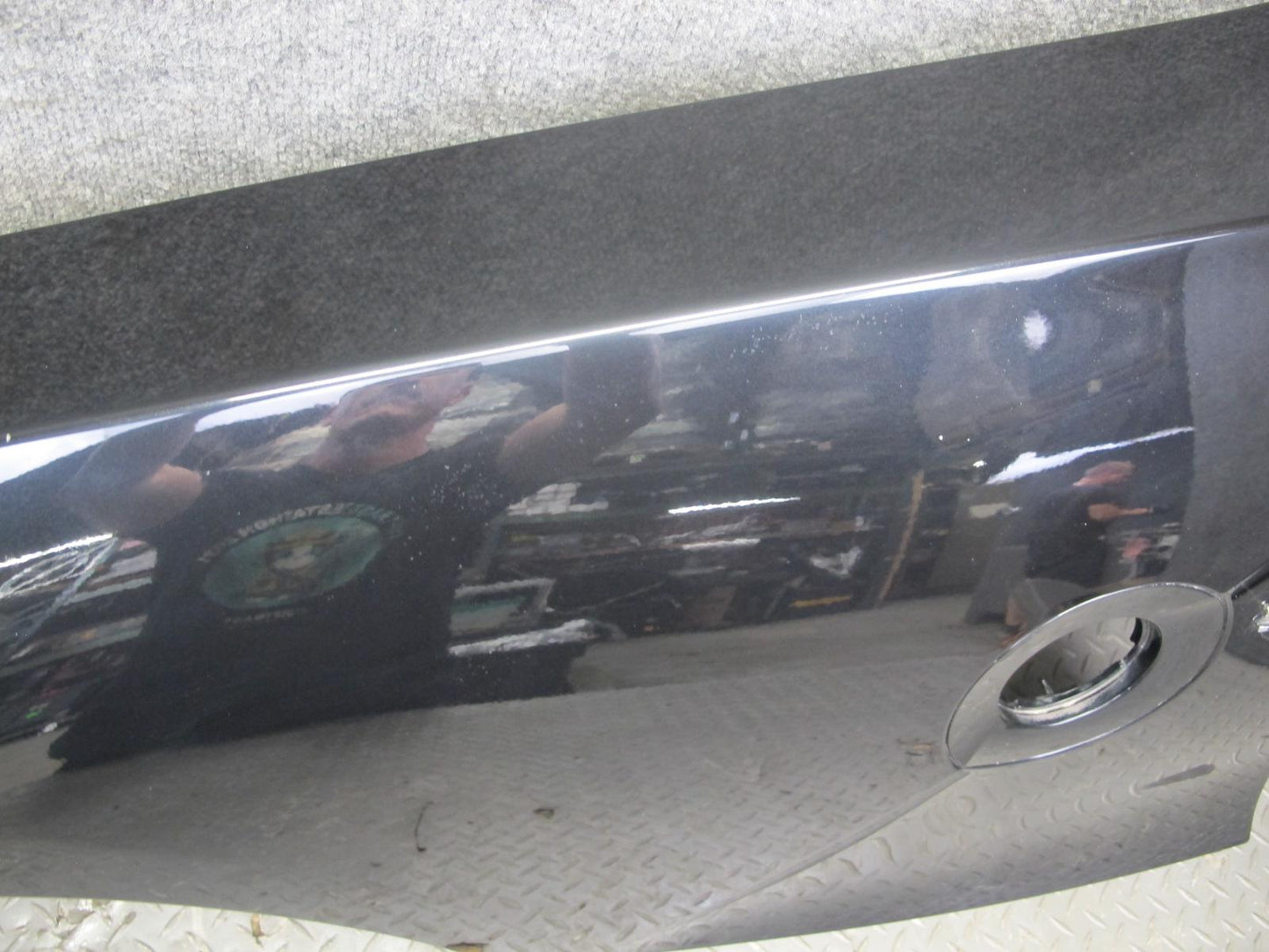 03-08 BMW E85 Z4 Front Left Fender Shell Cover Panel Black OEM