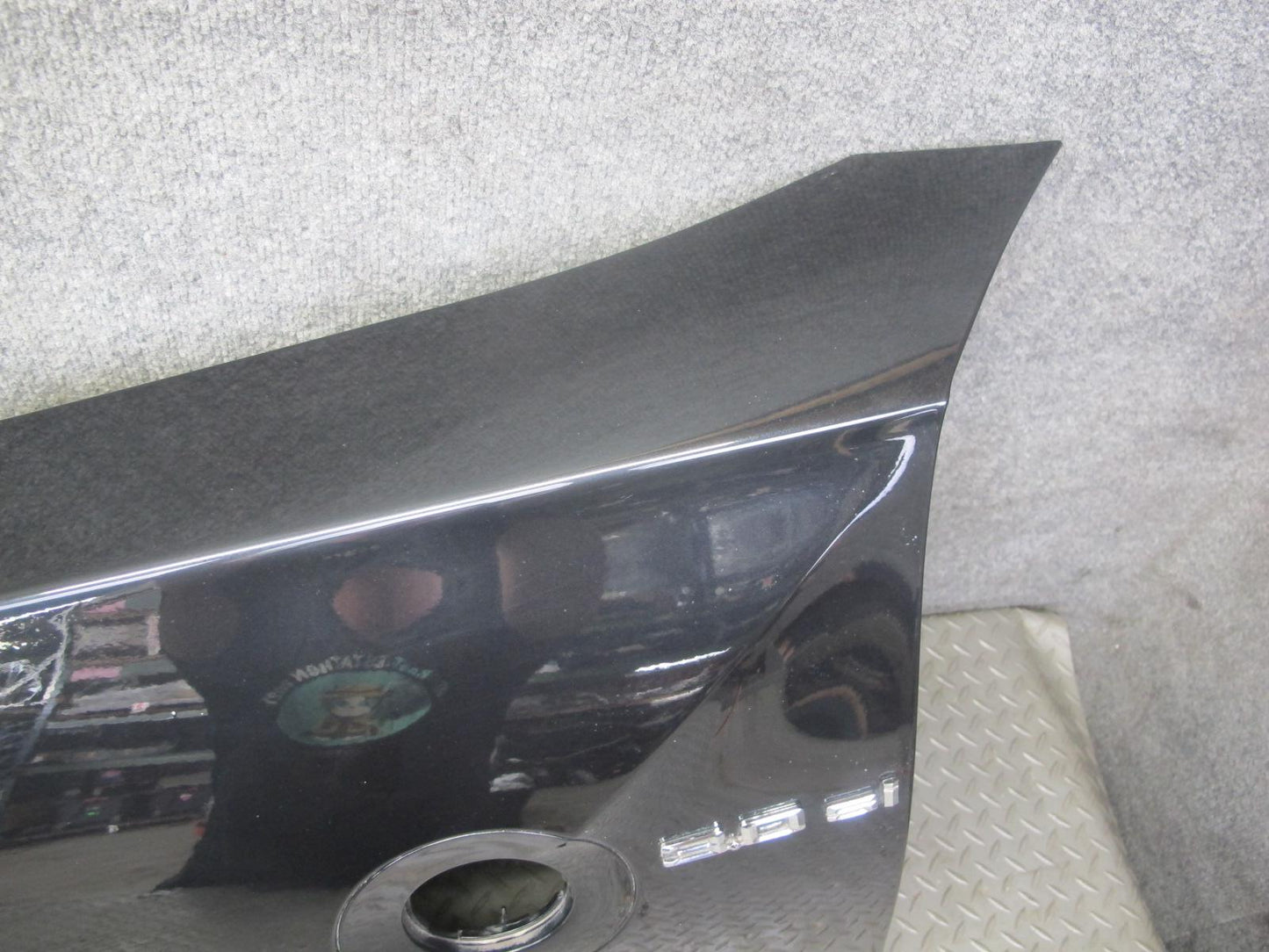 03-08 BMW E85 Z4 Front Left Fender Shell Cover Panel Black OEM