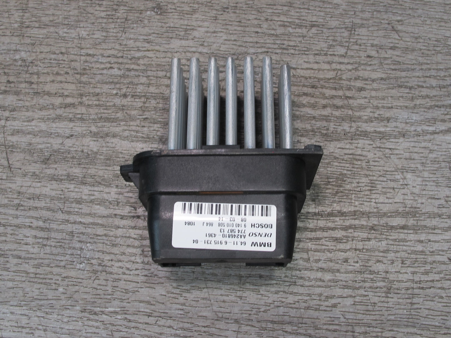 03-08 BMW E86 E85 Z4 A/C Heater Blower Motor Fan & Resistor OEM