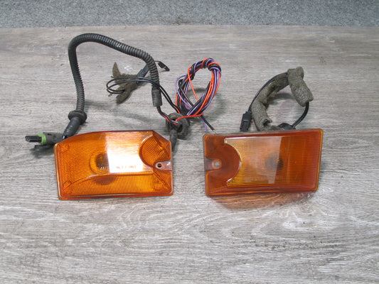 2003-2009 Hummer H2 Front Roof Clearance Marker Light Lamp Set of 2