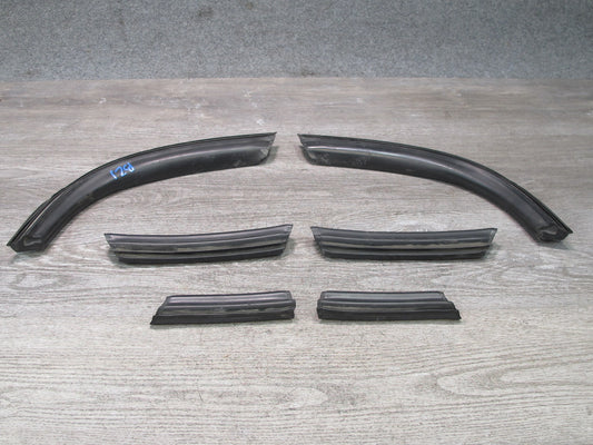 03-08 BMW E85 Z4 Set of 6 Folding TOP Roof Weatherstrip Rubber Seal OEM