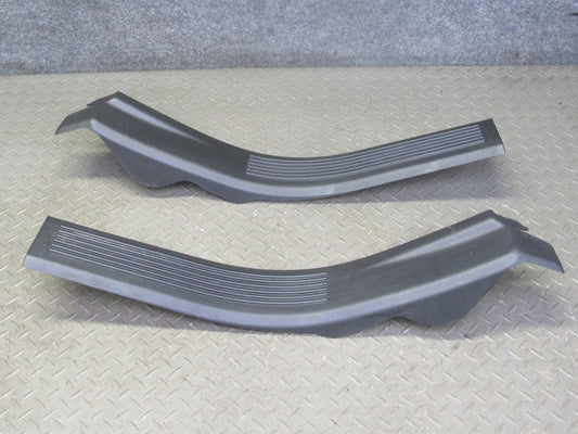 2003-2009 Hummer H2 Rear Left & Right Door Scuff Sill Plate Trim Panel Set of 2