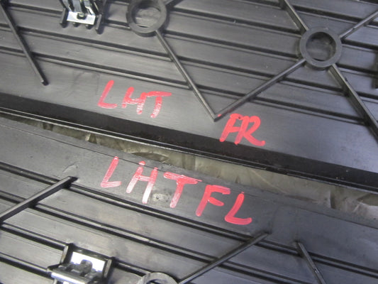 2003-2009 Hummer H2 Front Left & Right Door Scuff Sill Plate Trim Panel Set of 2