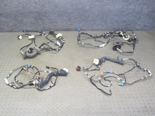 2003-2007 Hummer H2 Front & Rear Door Wire Wiring Harness Set of 4
