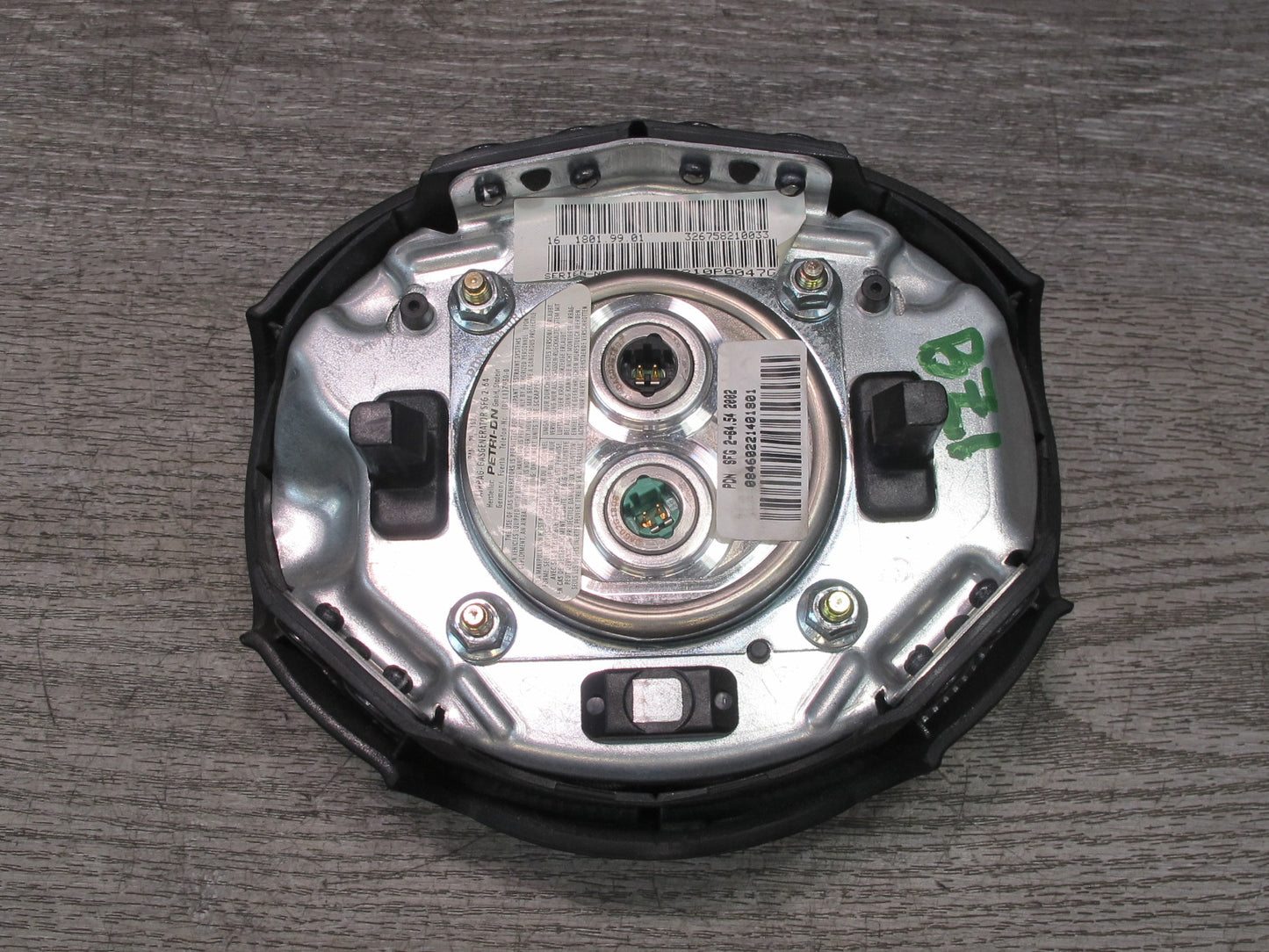 03-08 BMW E85 E86 Z4 FRONT LEFT SIDE STEERING WHEEL SRS AIRBAG W/ MODULE & SENSOR SET OEM