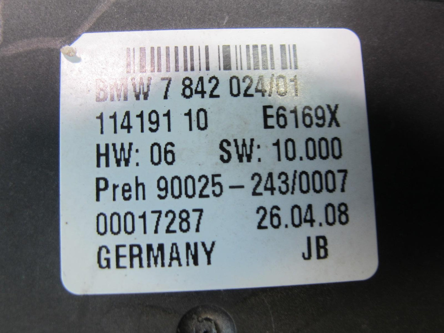 2008-2013 BMW E90 E92 E93 M3 Fuel Pump Control Module 7842024