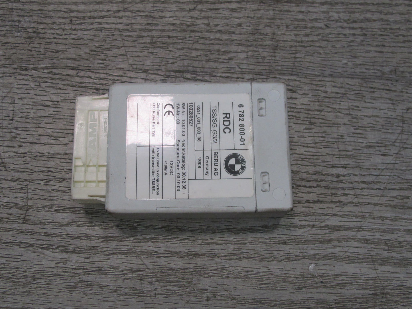 2008-2013 BMW E90 E92 E93 M3 328i 335i TPMS Tire Pressure Monitor Module 6782800