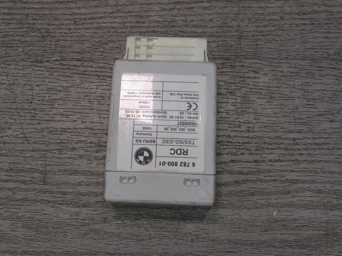 2008-2013 BMW E90 E92 E93 M3 328i 335i TPMS Tire Pressure Monitor Module 6782800