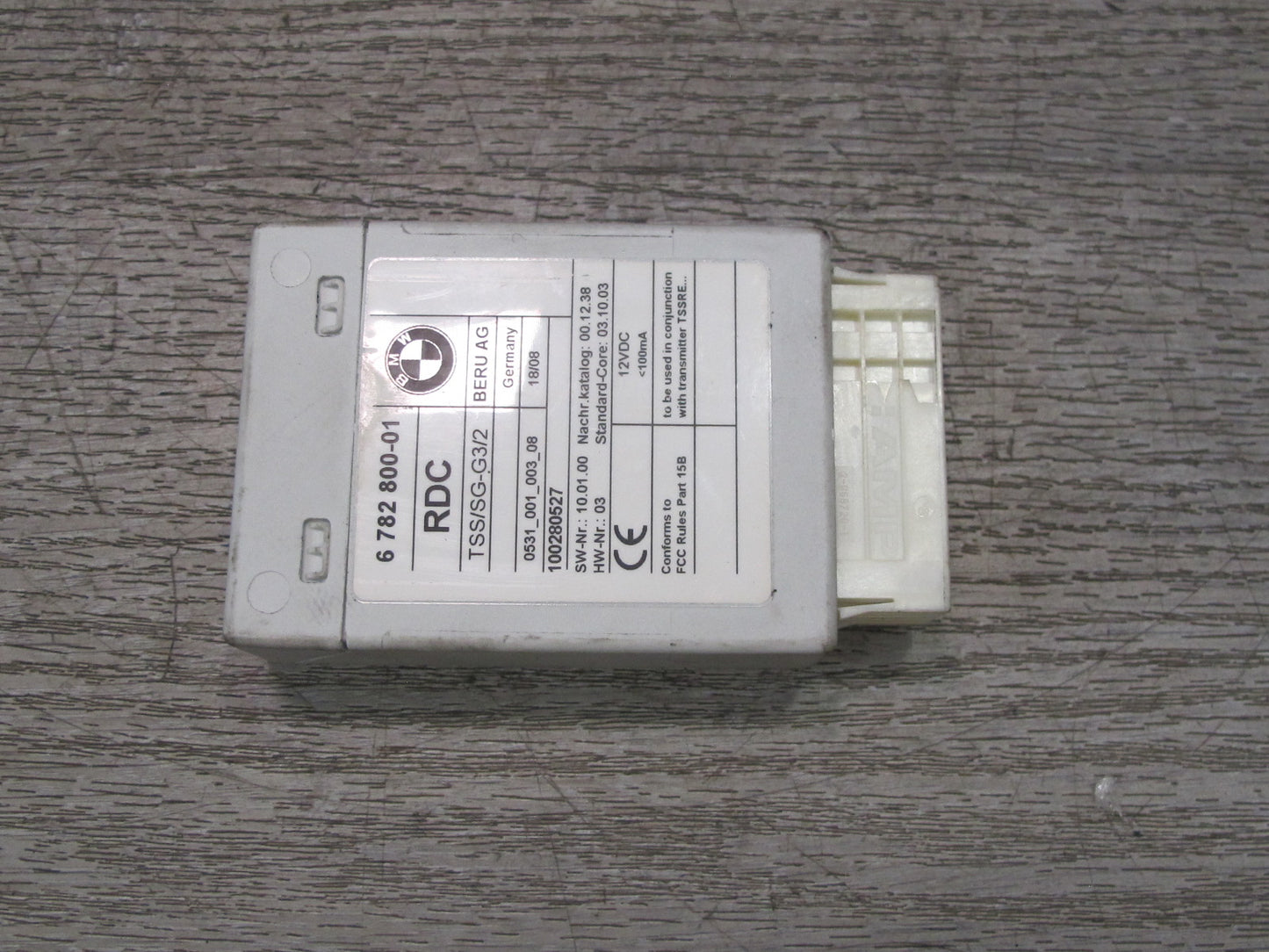2008-2013 BMW E90 E92 E93 M3 328i 335i TPMS Tire Pressure Monitor Module 6782800