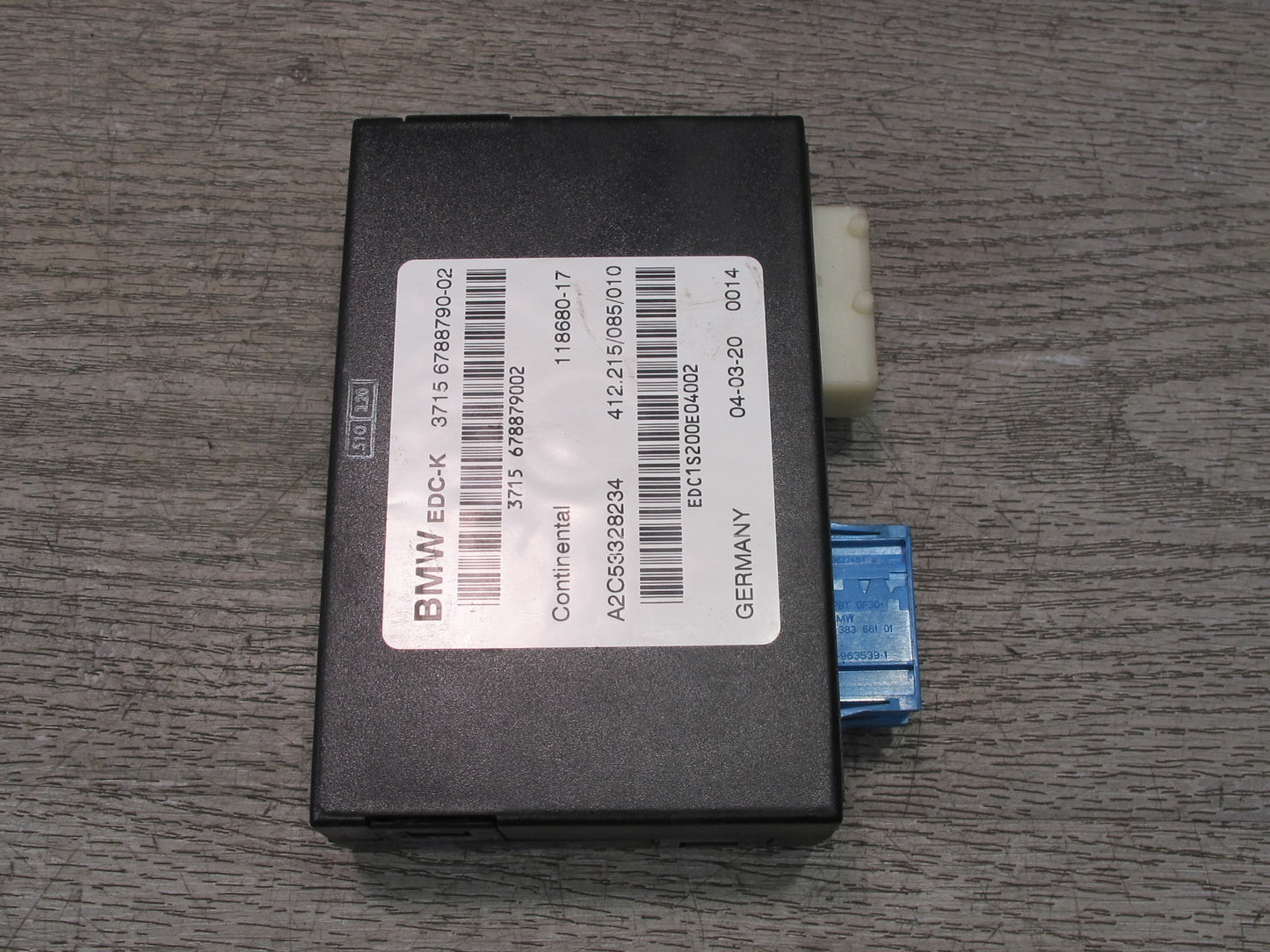 2008-2013 BMW E90 E92 E93 M3 Edc-k Suspension Control Module 6788790