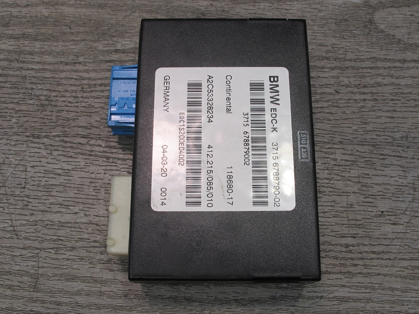 2008-2013 BMW E90 E92 E93 M3 Edc-k Suspension Control Module 6788790