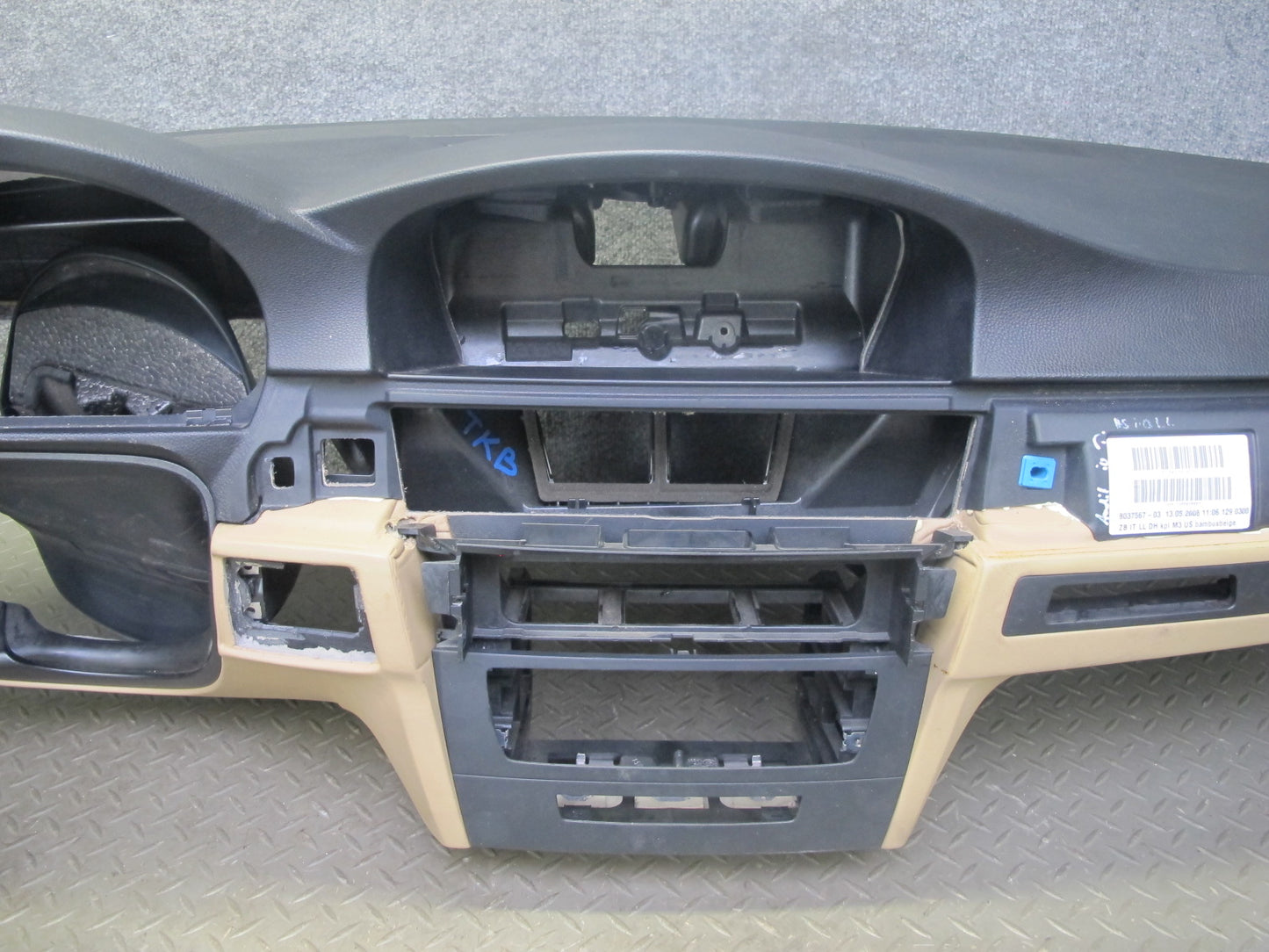 08-13 BMW E90 E92 M3 Dashboard Dash Instrument Panel Cover Double Scoop