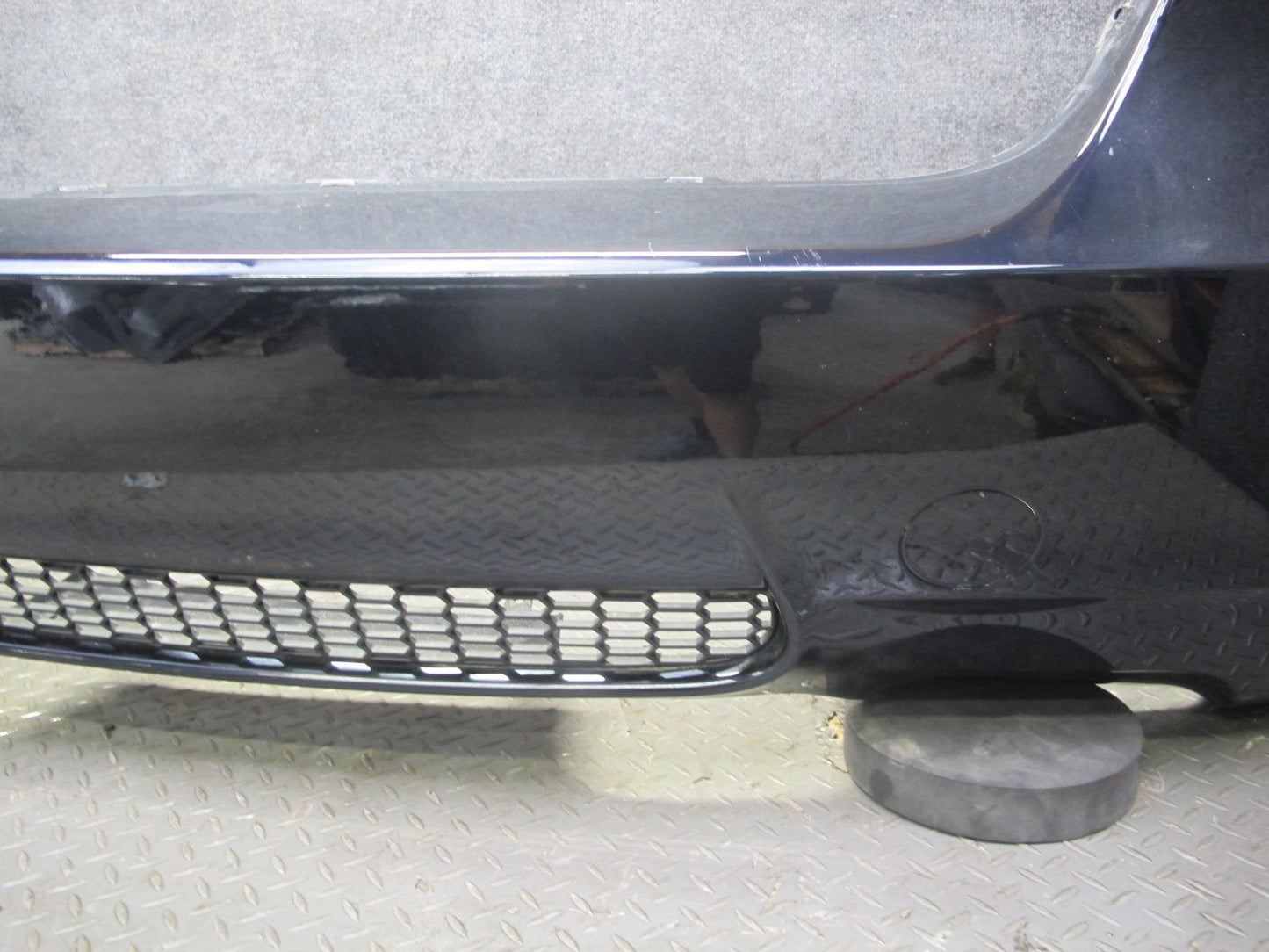 2008-2011 BMW E90 M3 Sedan Rear Bumper Cover w Grille Jerez Black
