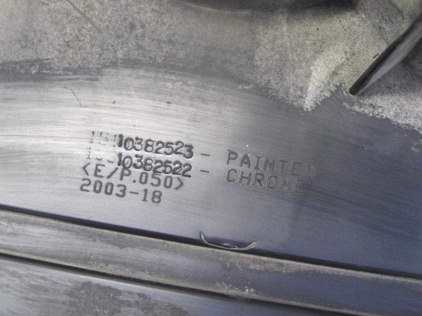 2005-2009 Hummer H2 License Plate Mount Spare Tire TAG 10382522