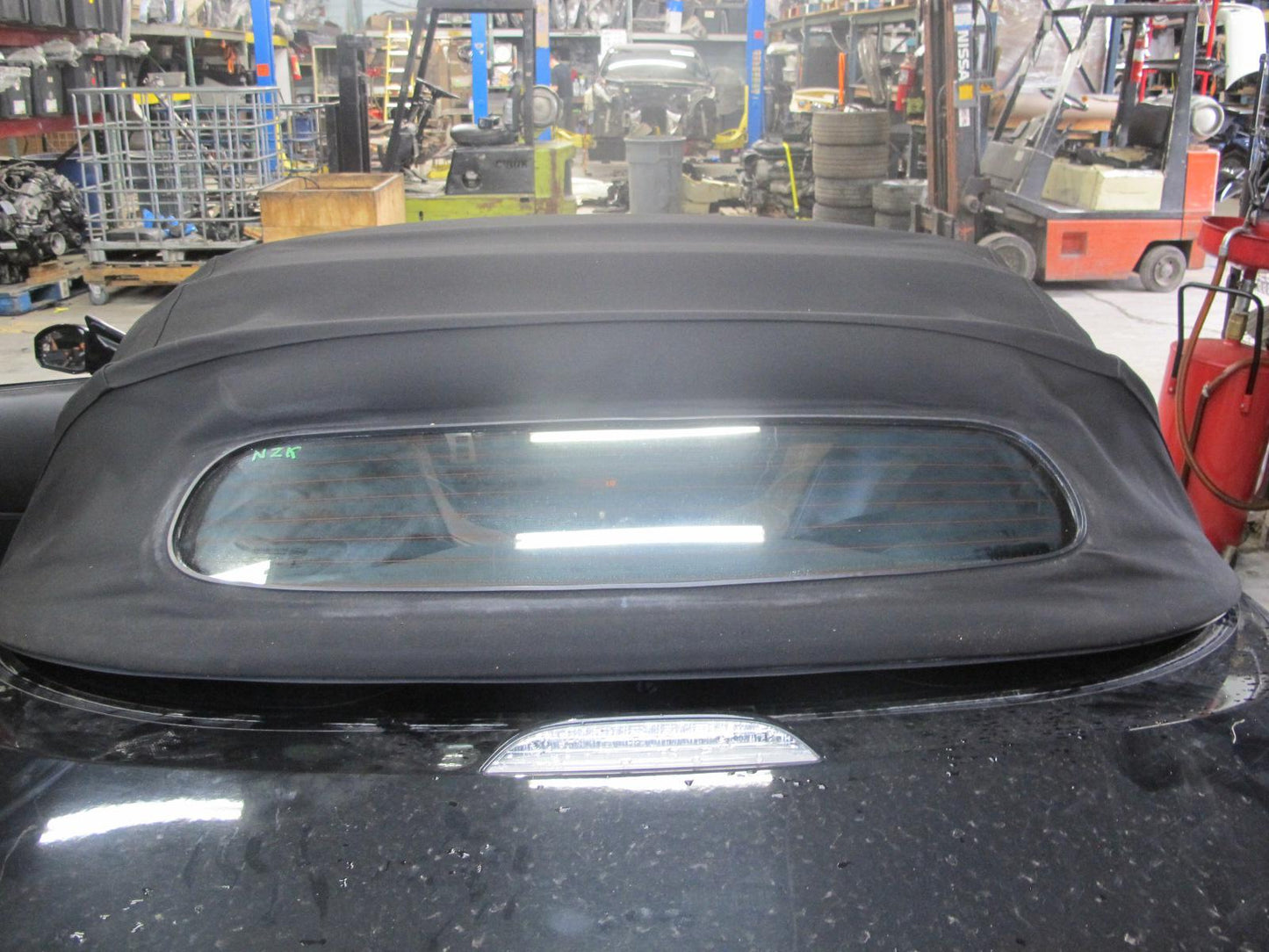 04-09 Nissan 350Z Z33 Convertible Soft TOP Roof w Glass Assembly Black OEM