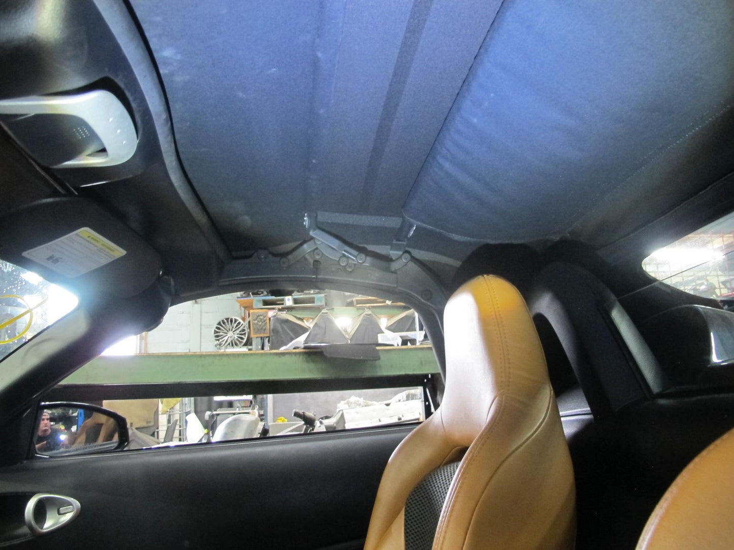 04-09 Nissan 350Z Z33 Convertible Soft TOP Roof w Glass Assembly Black OEM
