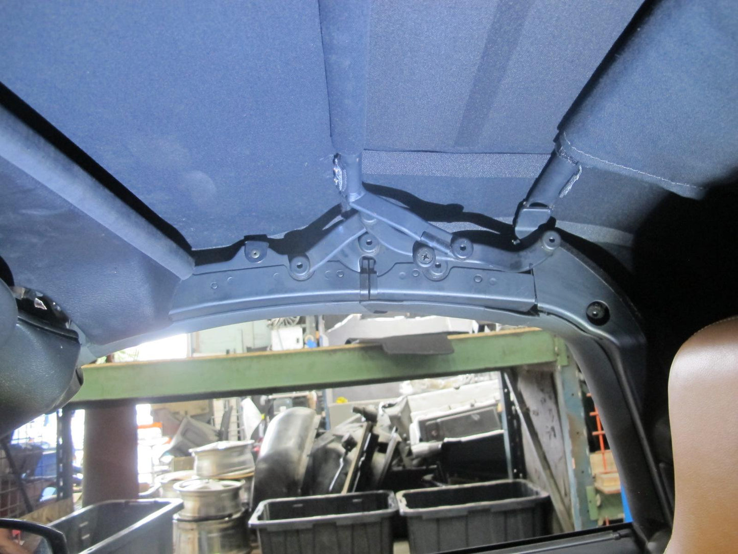04-09 Nissan 350Z Z33 Convertible Soft TOP Roof w Glass Assembly Black OEM