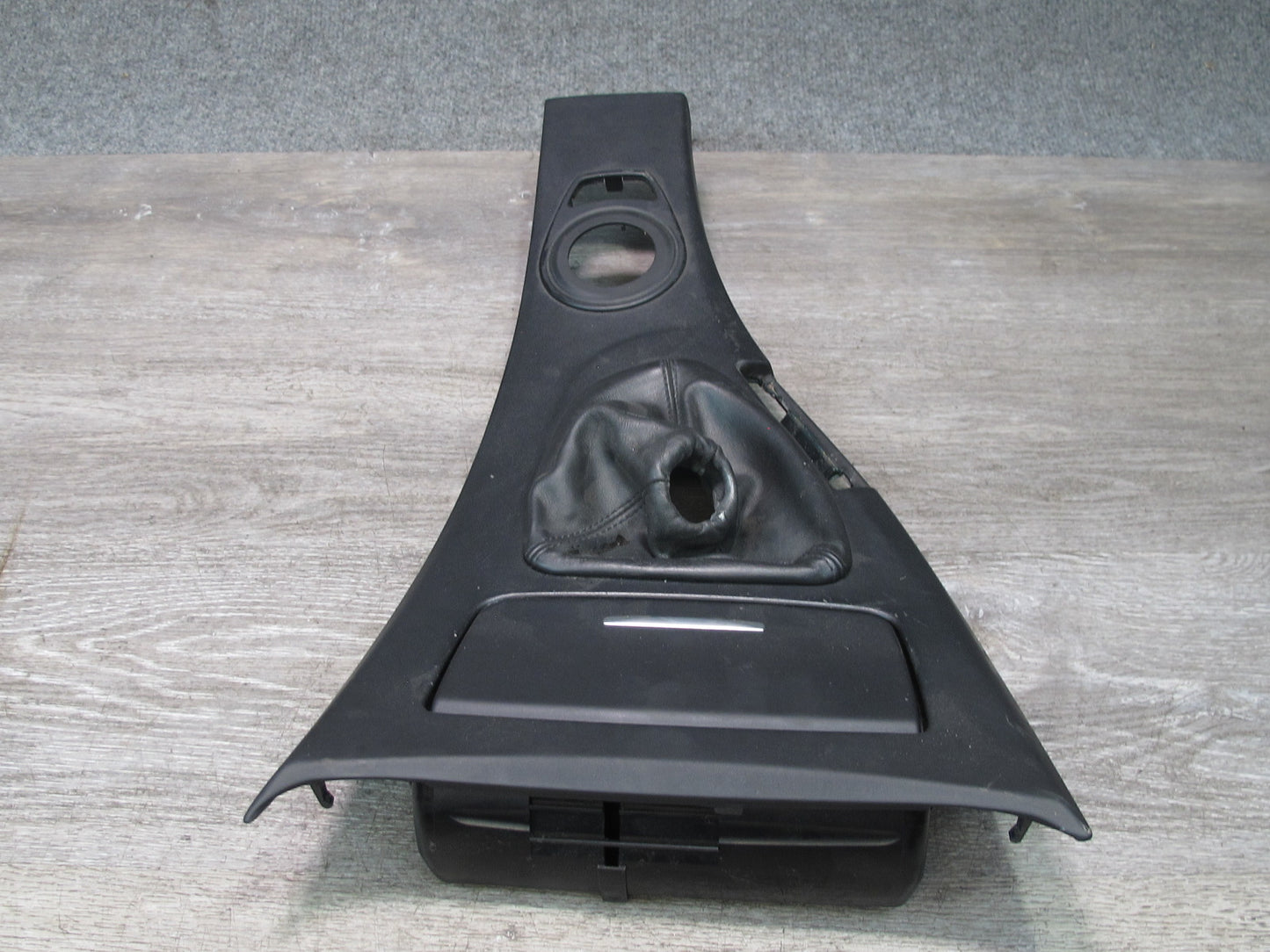 2008-2012 BMW E90 M3 Sedan Front Leather Center Console Shifter Trim Panel