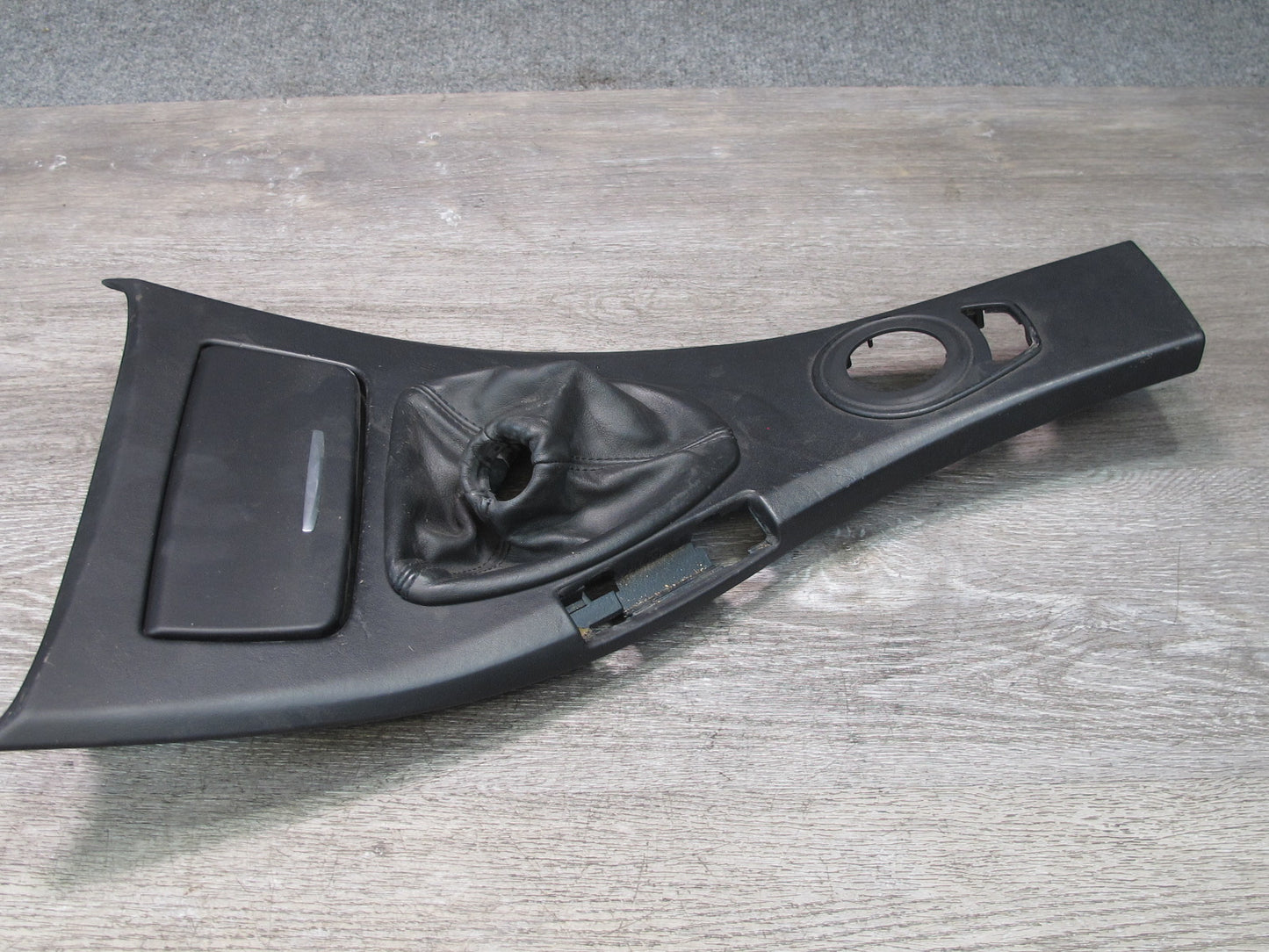 2008-2012 BMW E90 M3 Sedan Front Leather Center Console Shifter Trim Panel