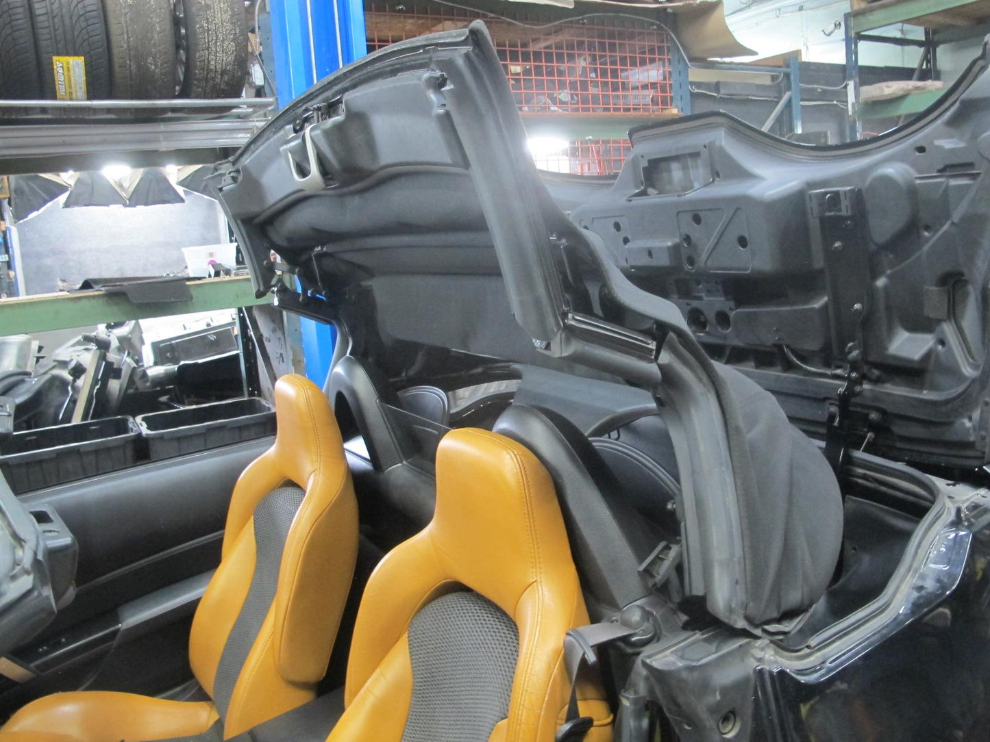 04-09 Nissan 350Z Z33 Convertible Soft TOP Roof w Glass Assembly Black OEM