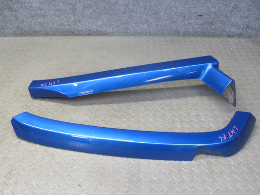 2003-2009 Hummer H2 Front Wheel Arch Fender Flare Trim Molding Pacific Blue Set
