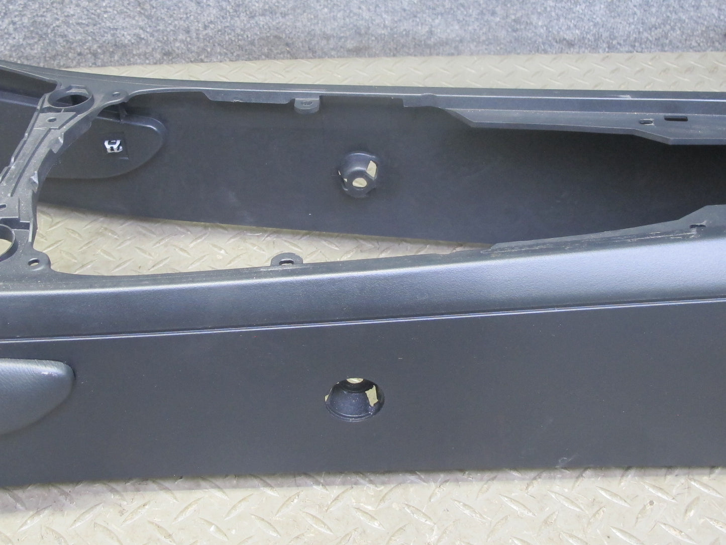 03-08 BMW E86 E85 Z4 Front Center Console Trim Cover Panel Black OEM