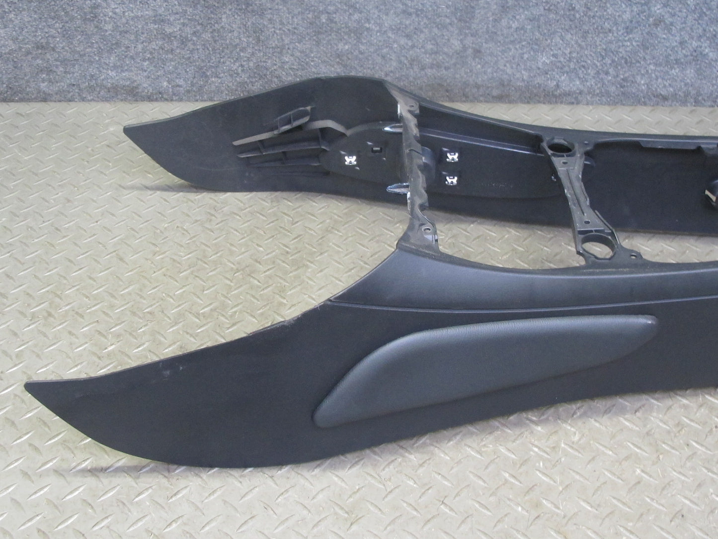 03-08 BMW E86 E85 Z4 Front Center Console Trim Cover Panel Black OEM