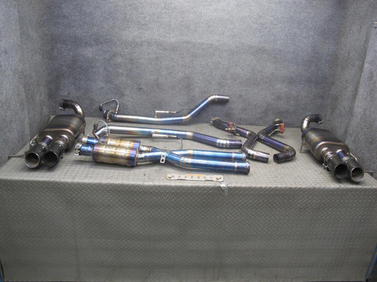 08-13 BMW E92 E90 M3 Titanium Catback Exhaust System w Carbon Tips Aftermarket