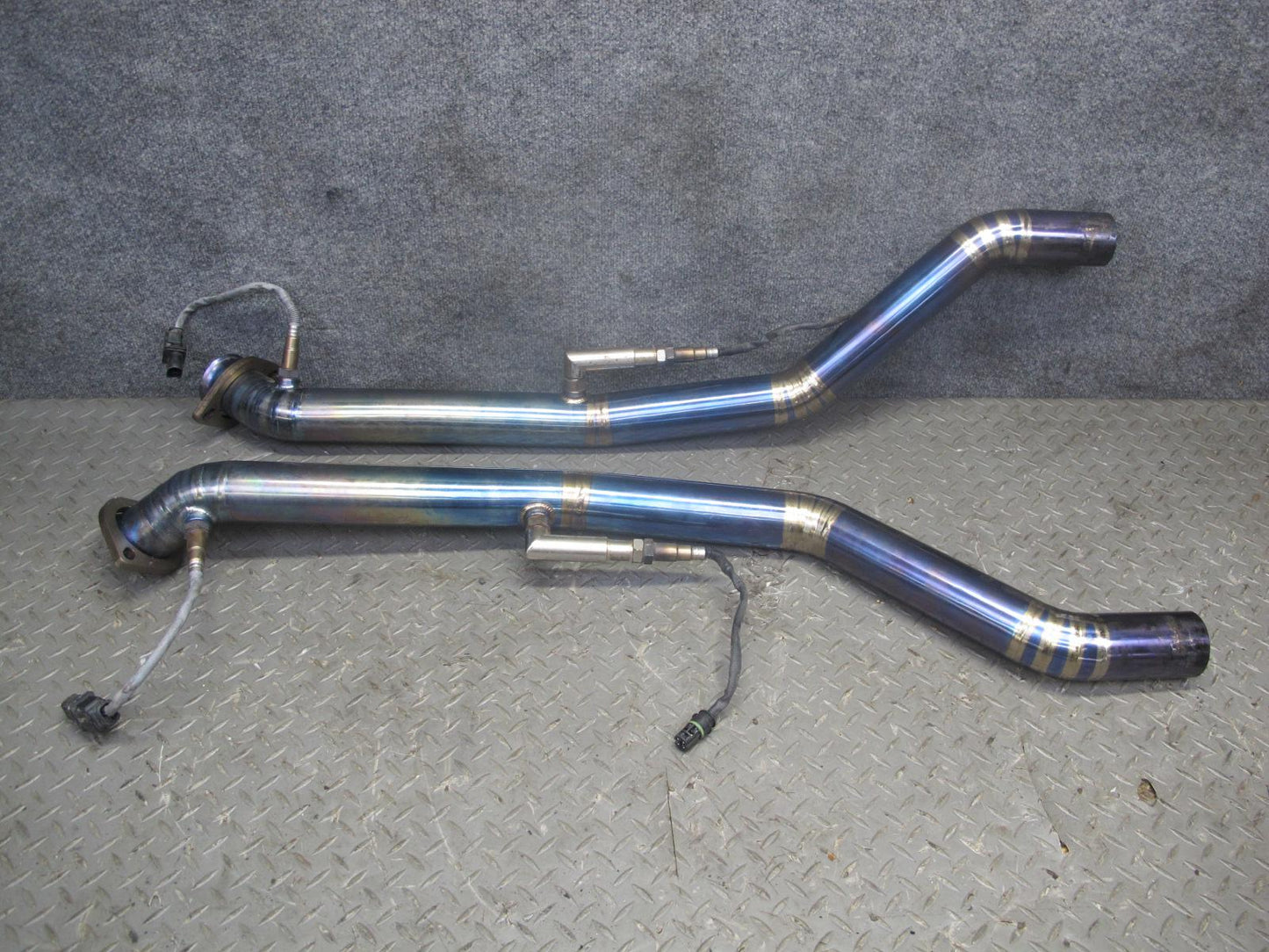 08-13 BMW E92 E90 M3 Titanium Catback Exhaust System w Carbon Tips Aftermarket
