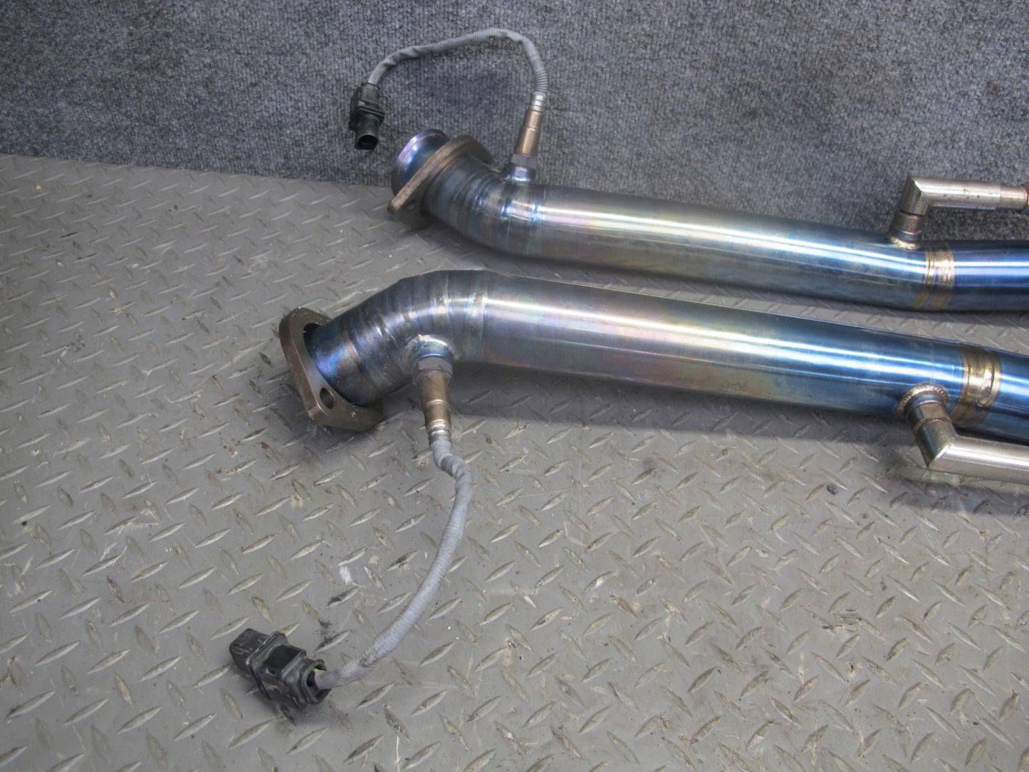 08-13 BMW E92 E90 M3 Titanium Catback Exhaust System w Carbon Tips Aftermarket