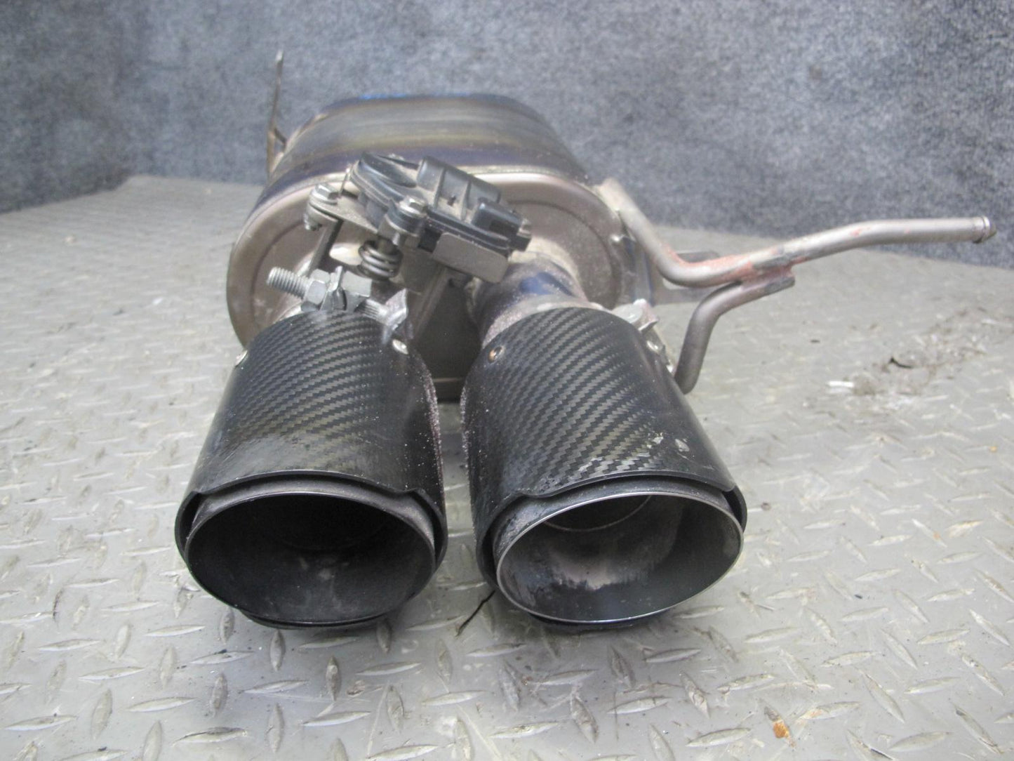 08-13 BMW E92 E90 M3 Titanium Catback Exhaust System w Carbon Tips Aftermarket